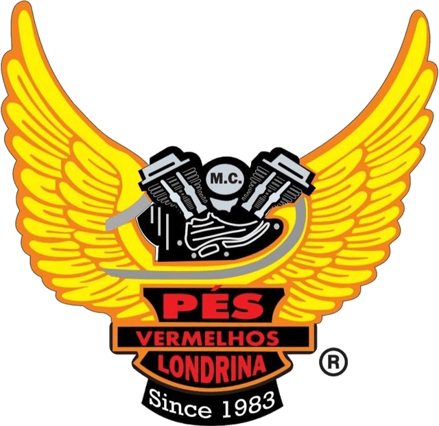 Brasão do Moto Clube Pés Vermelhos